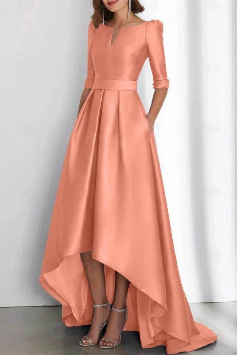 A Line Off The Shoulder Sleeveless Ankle Length Mother Dresses CM0337 - COCOMELODY